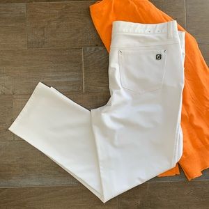 Footjoy white golf pants